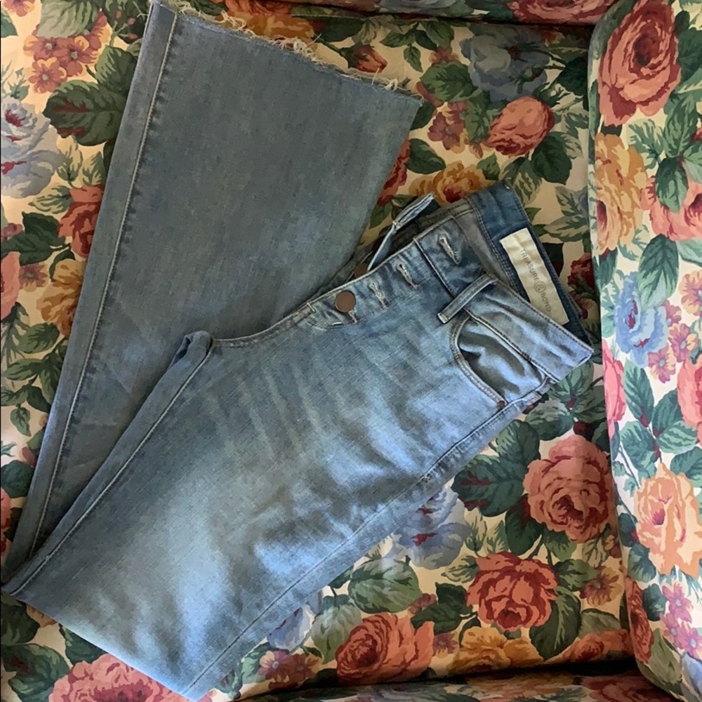 High waist flare jeans